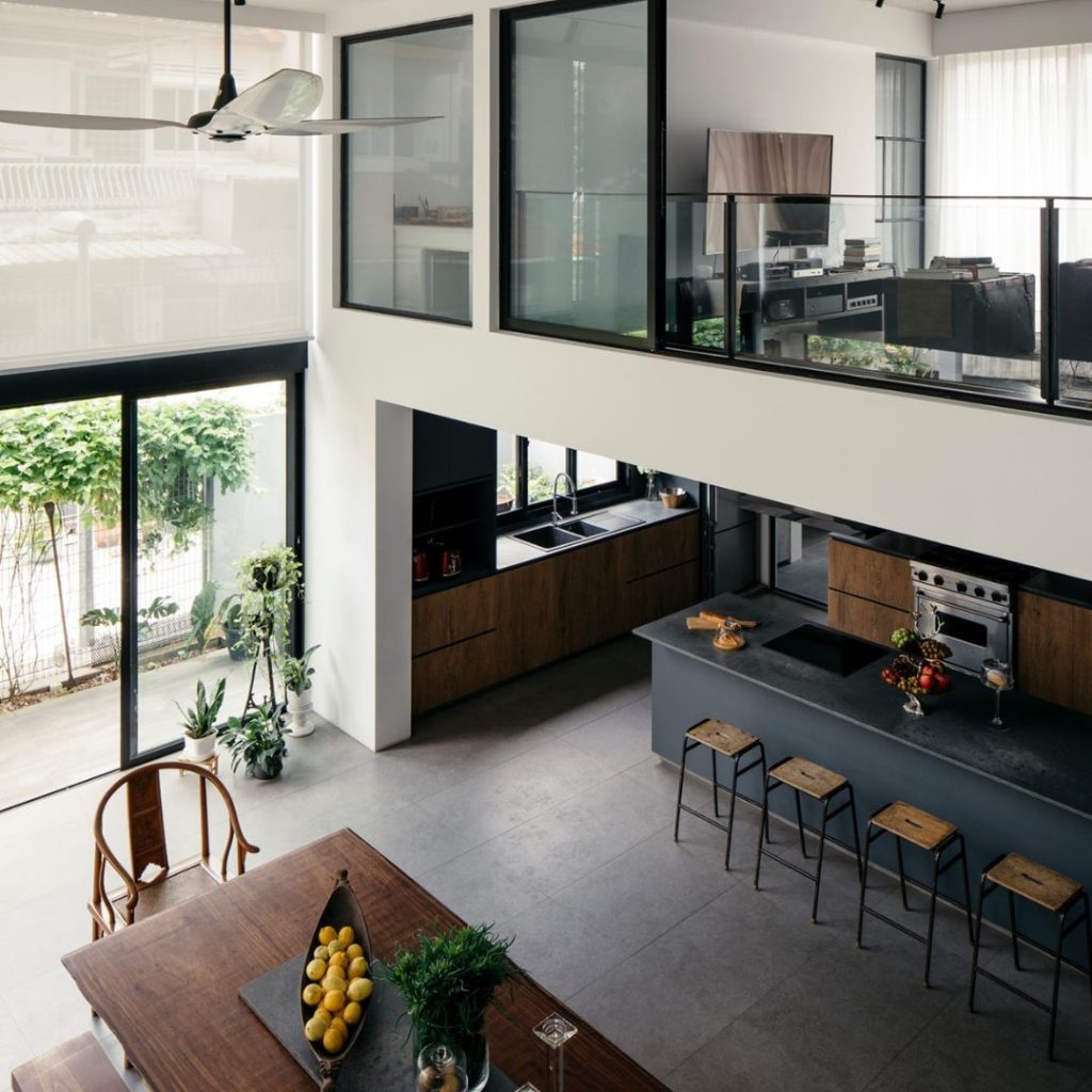 Interior living room in a landed property at Paya Lebar Street.