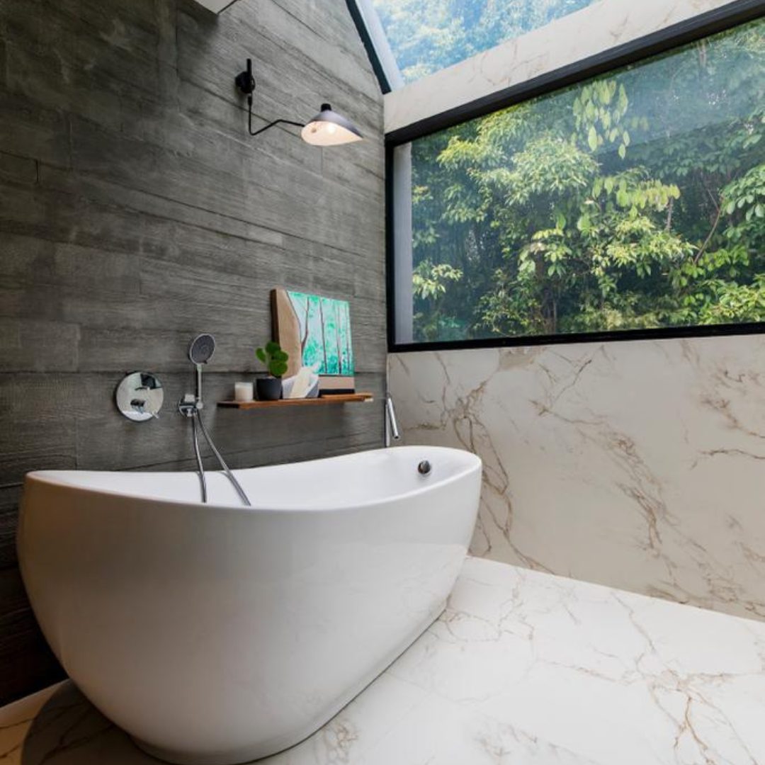 landed property toilet bathtub at taman permata
