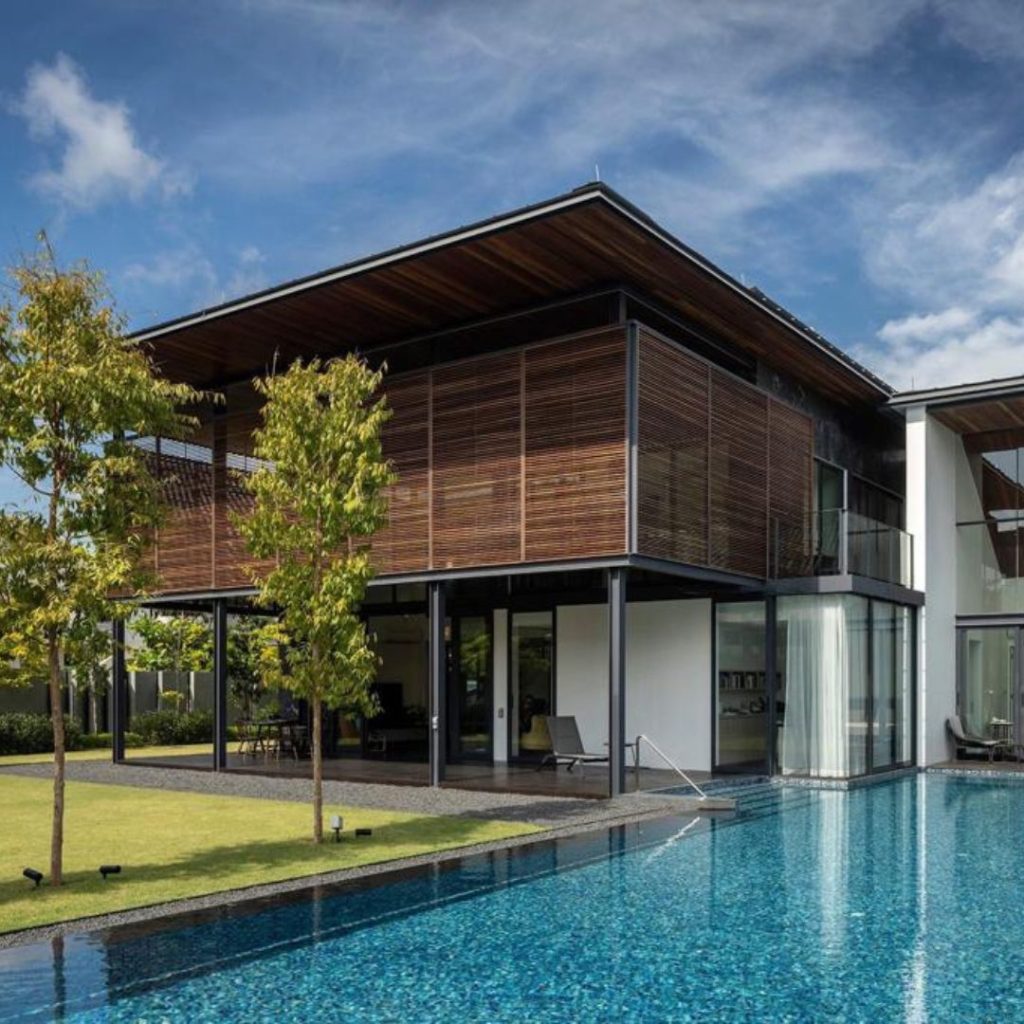 Outdoor space in a landed property at Nim Green