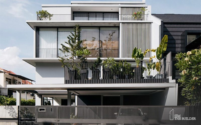 a minimalist and modern landed property in singapore